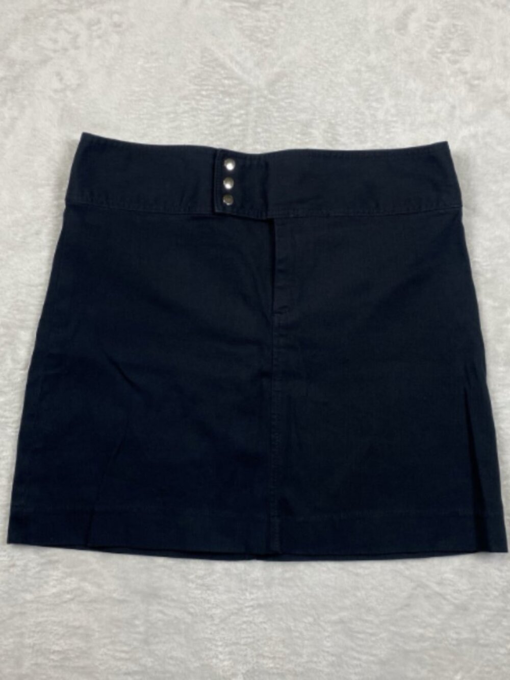 Banana Republic Women's Skirt Stretch A Line Black 2 Pocket Skirt (Size 10)